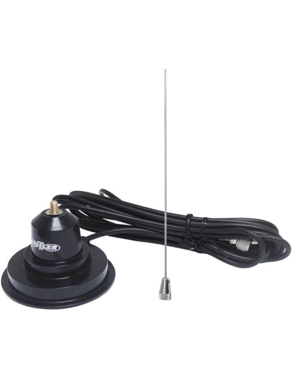 Hustler IC100 CB-radiomagneet antenne Hustler IC100 CB-radiomagneet antenne