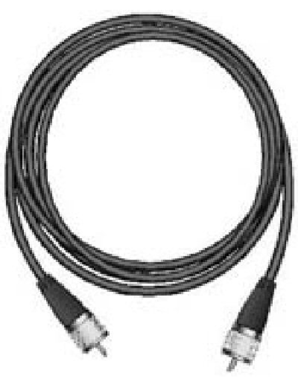 Coax kabel met 2 pl pluggen 1.80m
