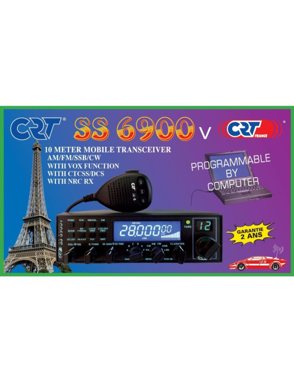 CRT SS 6900 V BLAUW V8 NRC-BORD - COMPACT CRT SS 6900 V BLAUW V8 NRC-BORD - COMPACT